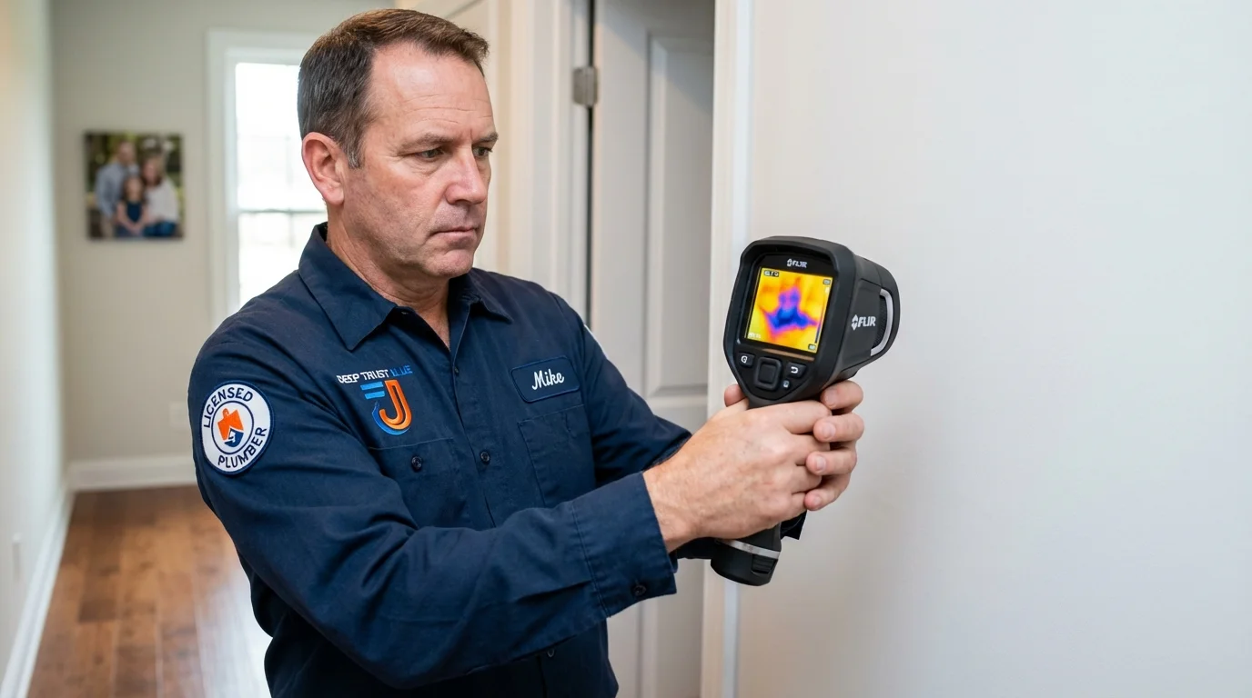 Thermal imaging leak detection by Johns Plumbing LLC in Atascadero